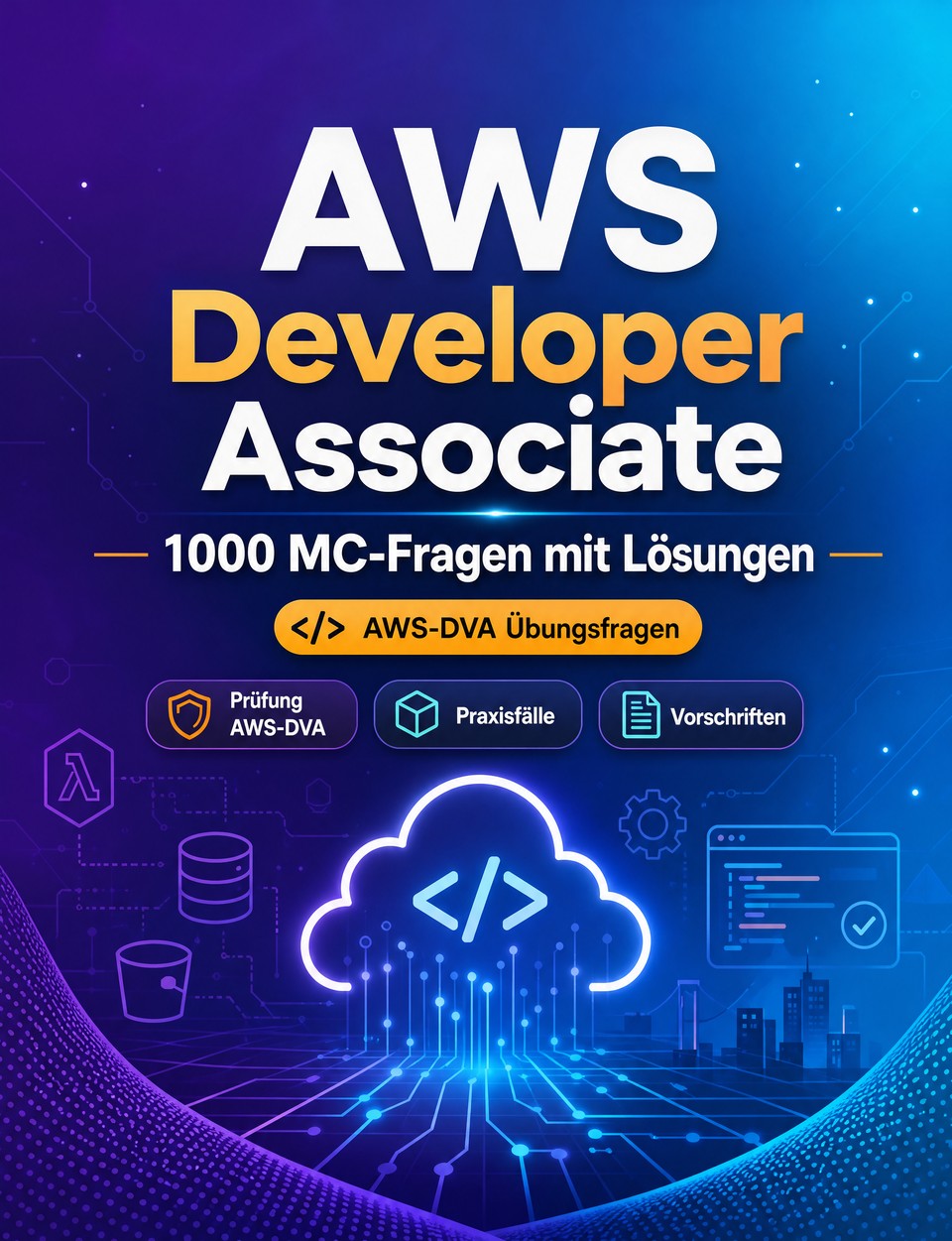 AWS Developer Associate 2026-2027 : 1000 MC-Fragen mit Lösungen — Prüfung AWS-DVA: MC Theorie, Praxisfälle, Vorschriften, Standards, Sicherheit  und Prüfungssimulation zum Bestehen