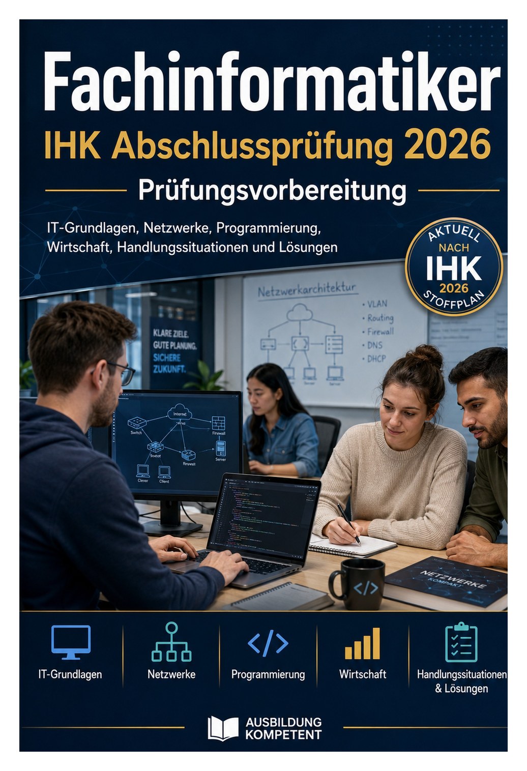 Fachinformatiker IHK Abschlussprüfung 2026 — Prüfungsvorbereitung Fachinformatiker IHK Abschlussprüfung 2026 — Prüfungsvorbereitung — IT-Grundlagen, Netzwerke, Programmierung, Wirtschaft, Handlungssituationen und Lösungen