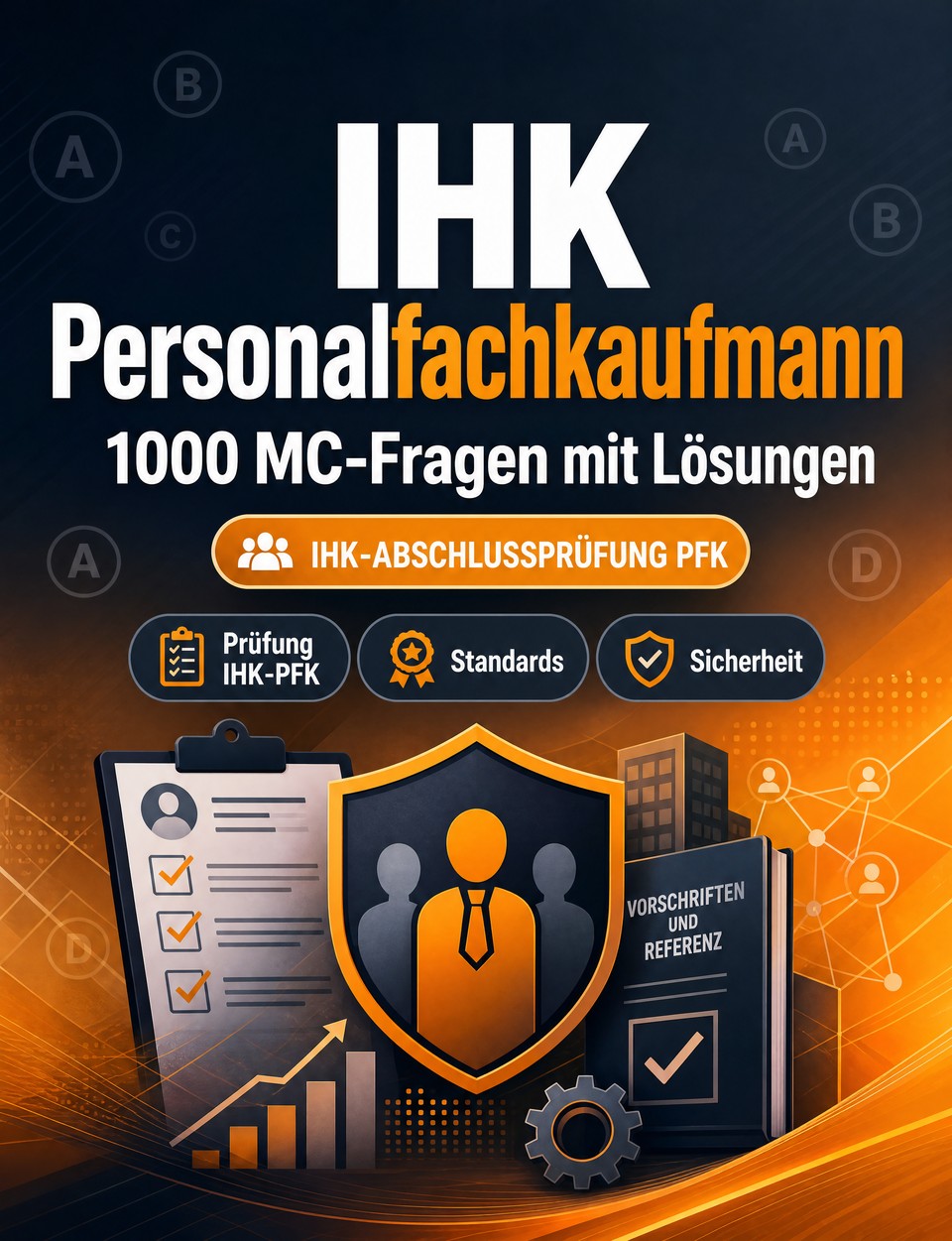 IHK Personalfachkaufmann 2026-2027 : 1000 MC-Fragen mit Lösungen — Prüfung IHK-PFK: MC Vorschriften, Standards, Sicherheit, Übungstests, Gezieltes Lernen  und Prüfungssimulation zum Bestehen