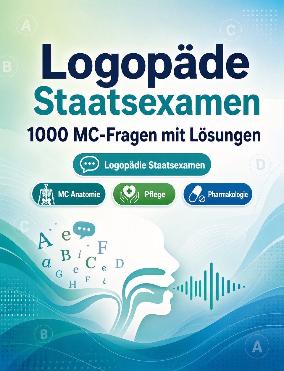 Logopäde Staatsexamen 2026-2027 : 1000 MC-Fragen mit Lösungen Logopäde Staatsexamen 2026-2027 : 1000 MC-Fragen mit Lösungen — Vorbereitung Einstellungstest: MC Anatomie, Pflege, Pharmakologie, Notfallmedizin, Hygiene und Prüfungssimulation zum Bestehen