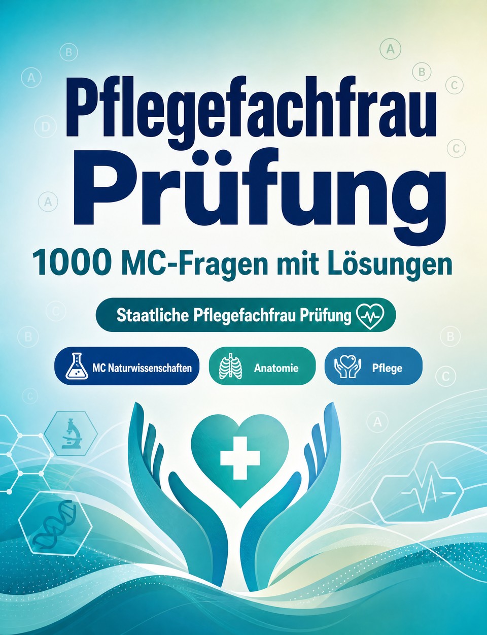 Pflegefachfrau Prüfung 2026-2027 : 1000 MC-Fragen mit Lösungen — Vorbereitung Einstellungstest: MC Naturwissenschaften, Anatomie, Pflege, Pharmakologie, Notfallmedizin  mit kommentierten Lösungen